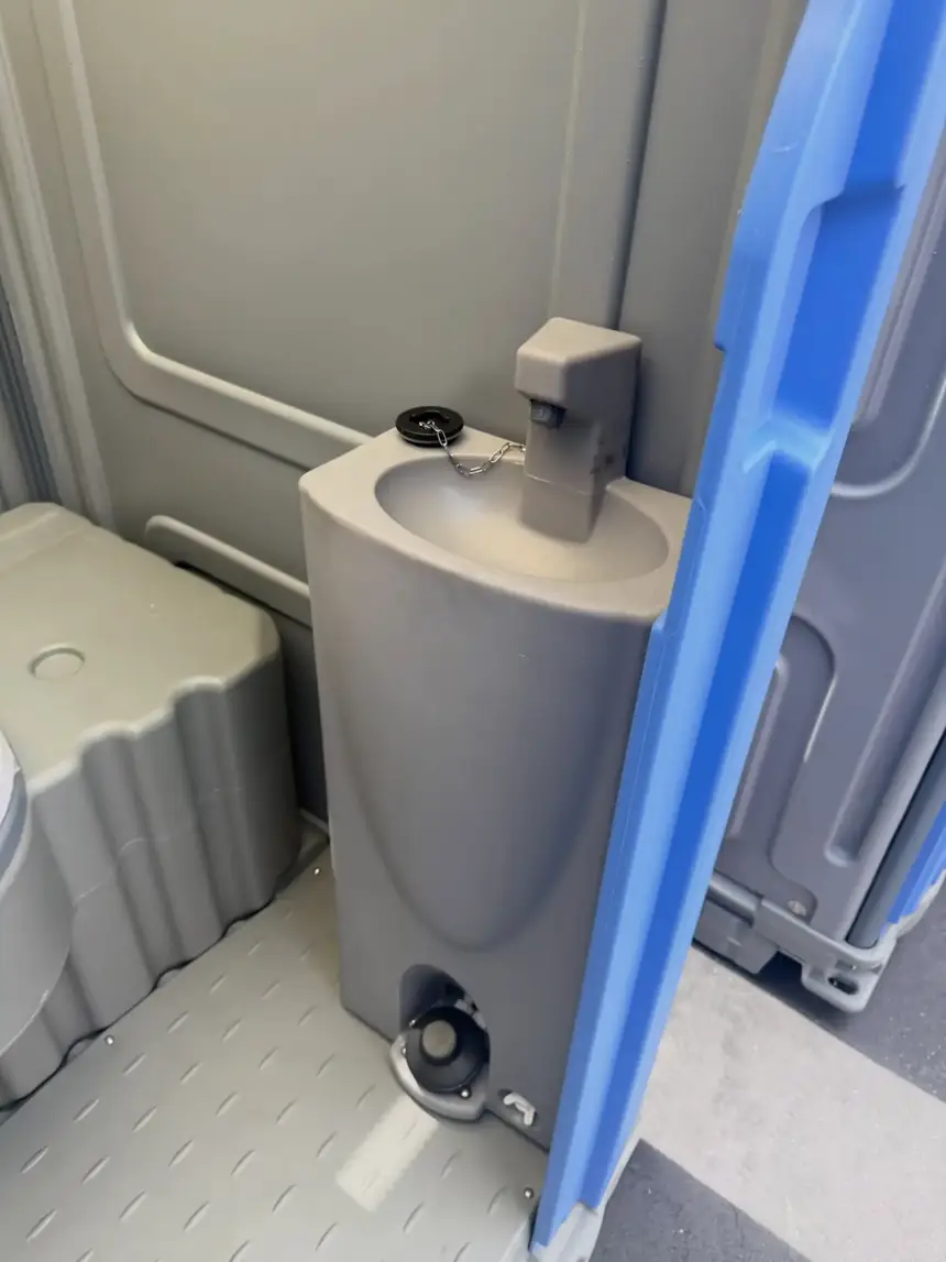 Deluxe flushing with sink